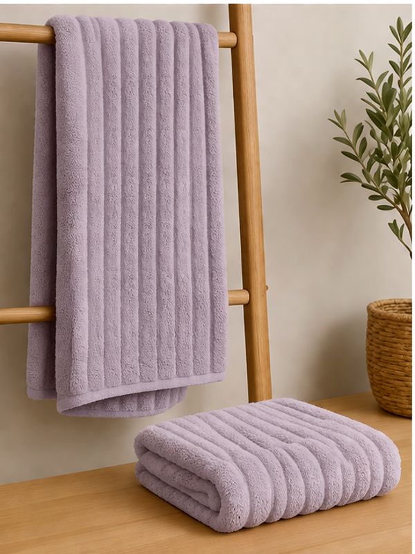 Turco Soft Lavender Bath Towel 75x150 cm – 550 GSM 100% Cotton