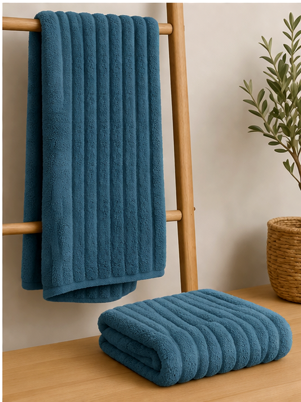 Turco Aegean Deep Bath Towel 75x150 cm – 550 GSM 100% Cotton