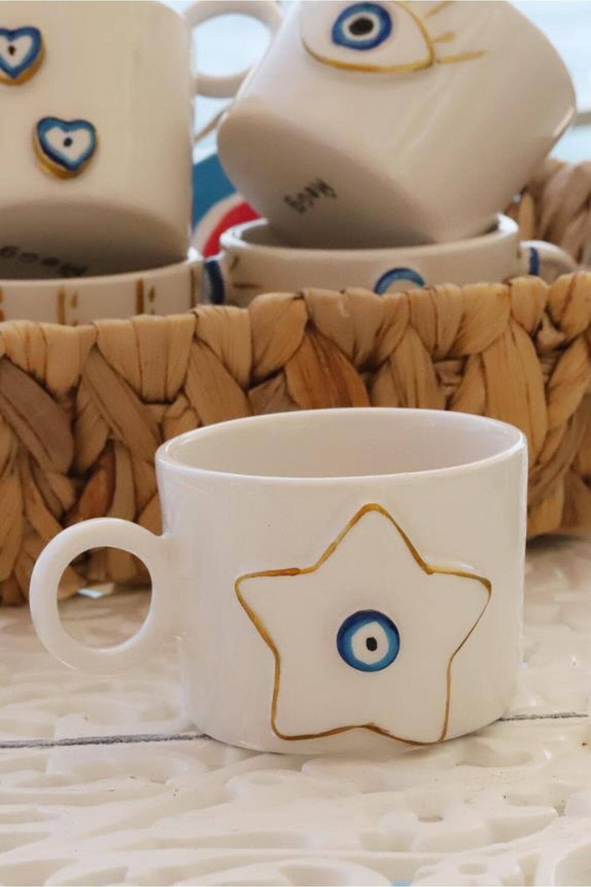 Sirius Gold Handmade Coffee Cup Set – Anatolian Collection 180 ml