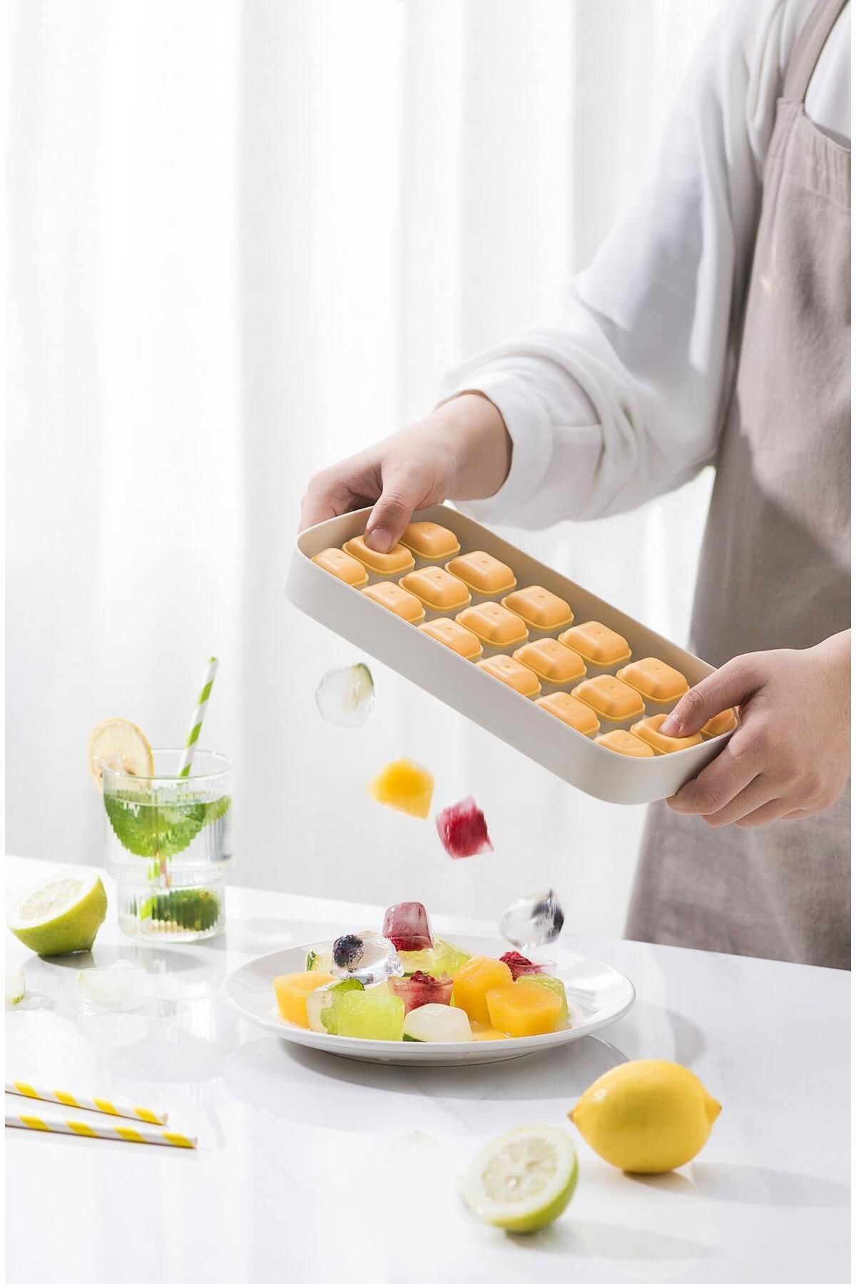 Pinmoo Easy&Tidy Ice Cube Tray – Yellow