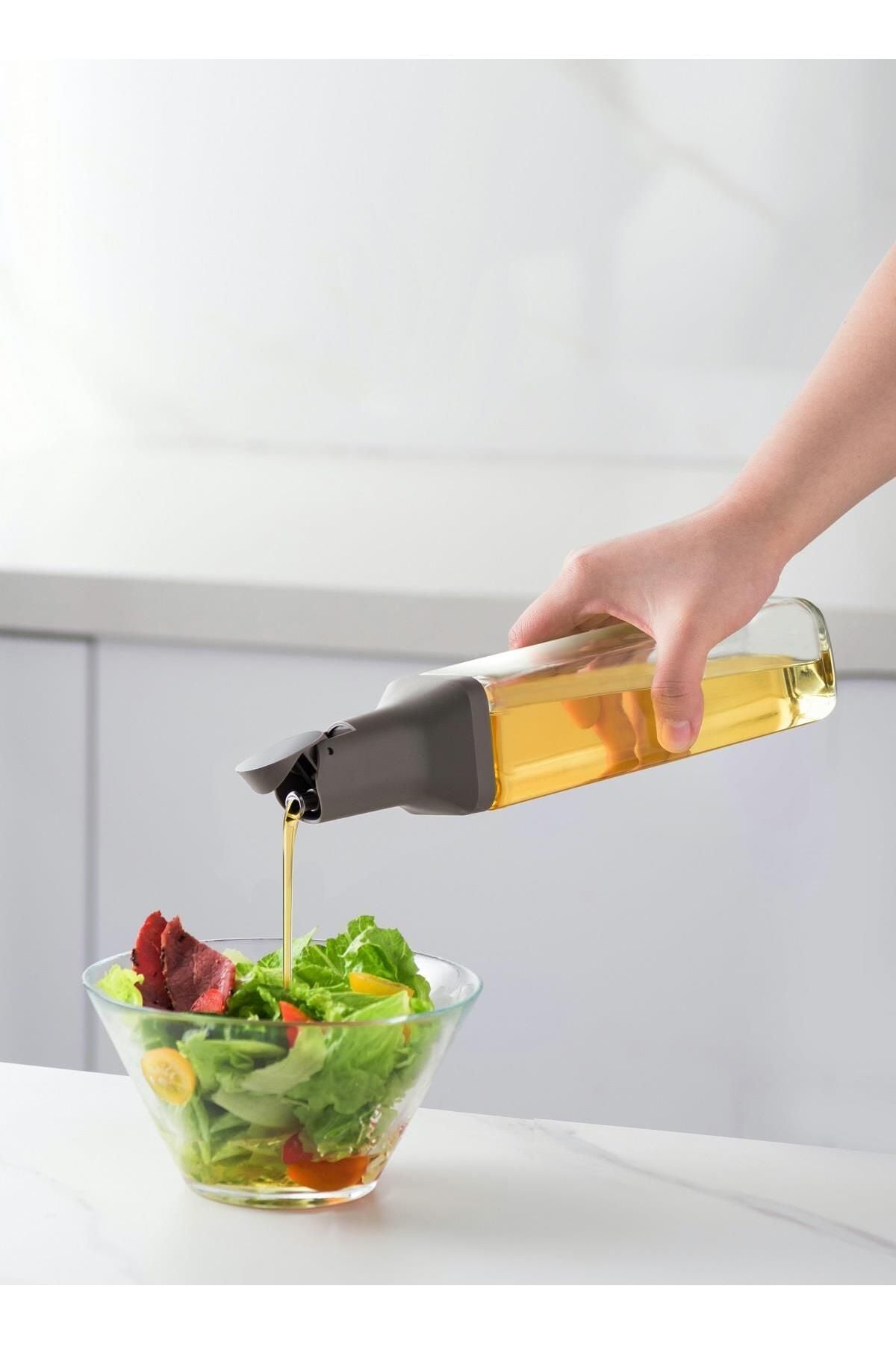 Pinmoo Flip-Top Oil Dispenser – 500 ml (Blue)
