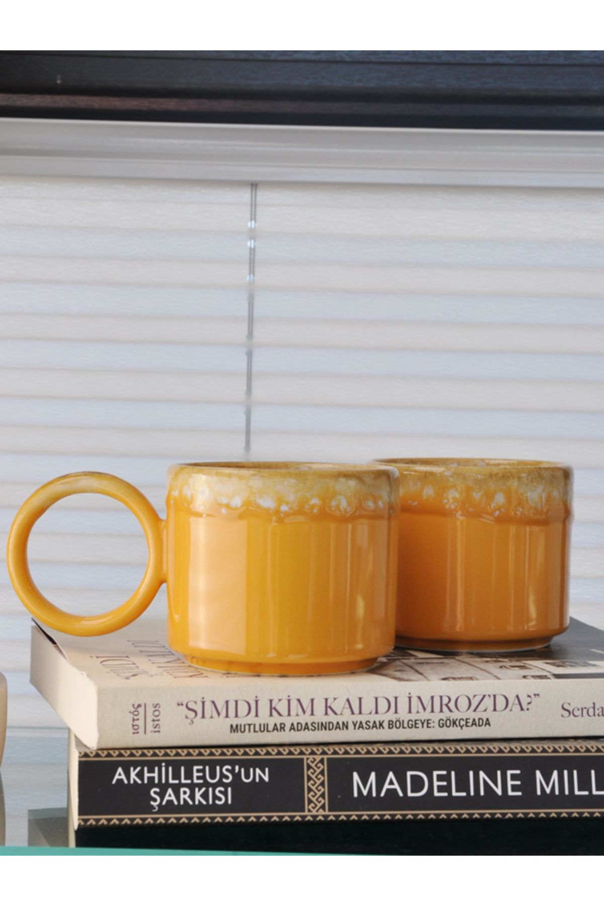 Imroz Sunflower Mug Set – 2 Pieces | 325 ml