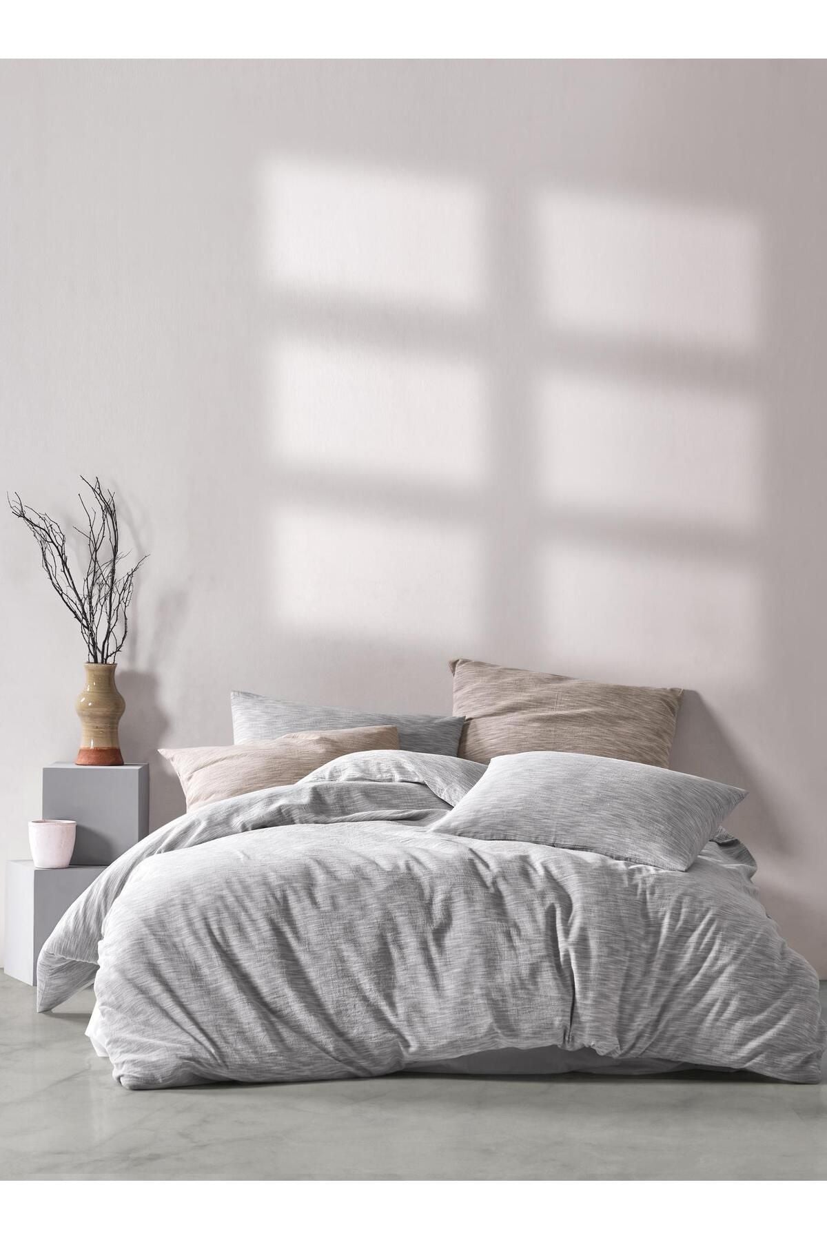Istanbul Duvet Cover Set –Anthracite 200x220 cm