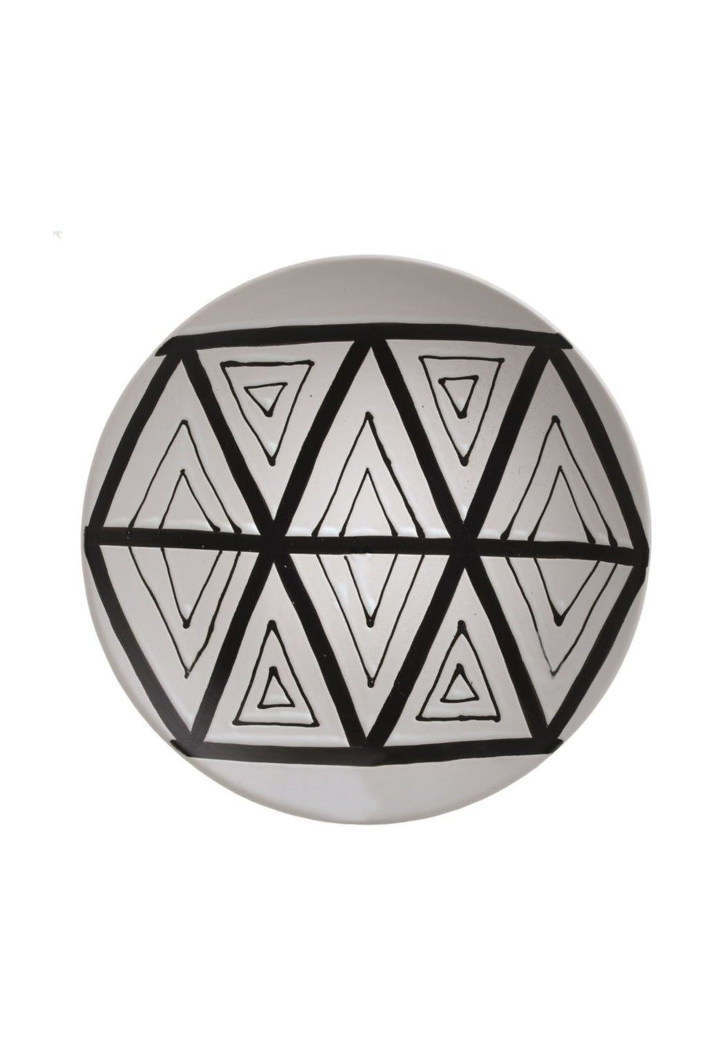 Istanbul Geo Noir Decorative Plate – 31 cm