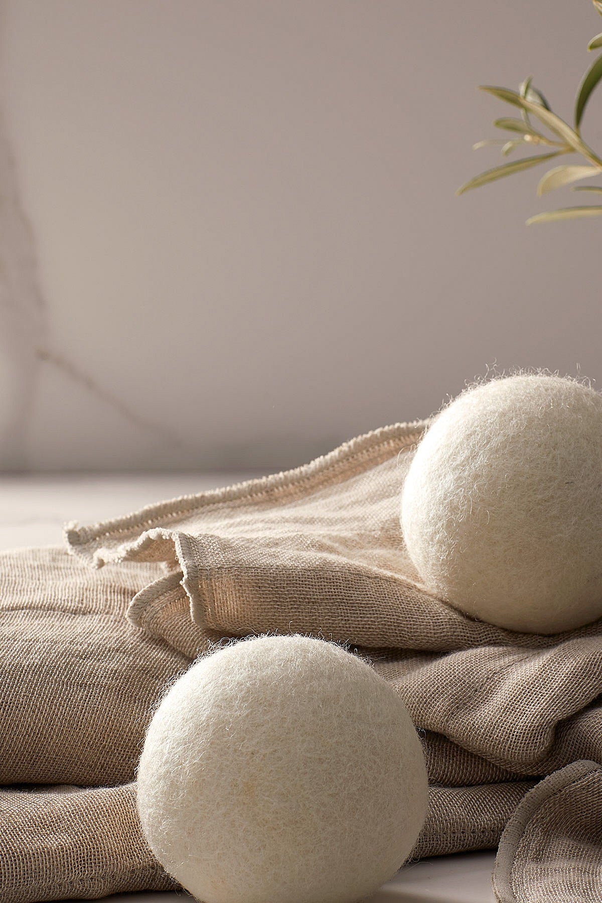 Natural Wool Dryer Balls – Set of 2