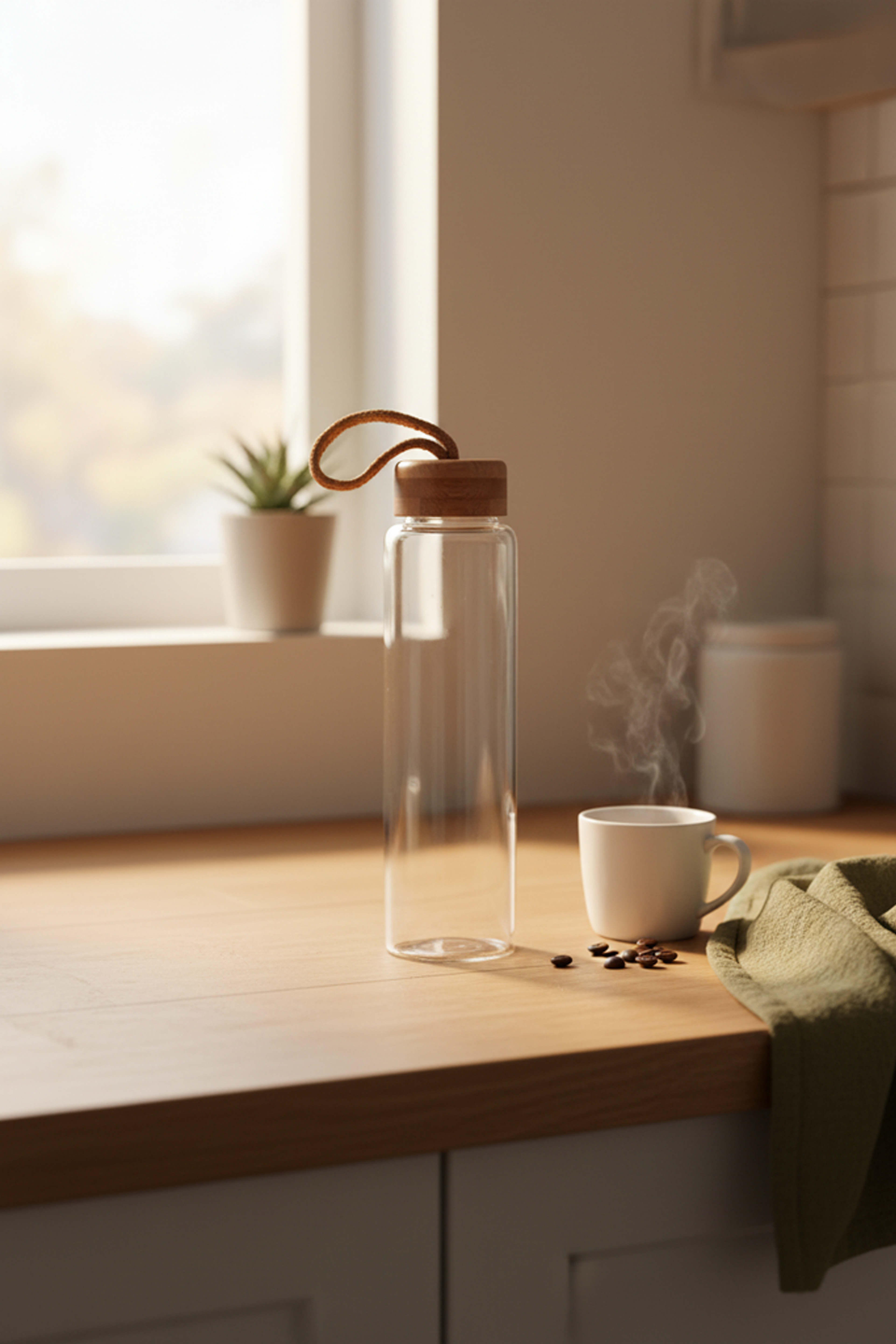 Diem - Glass Water Bottle 800 ml