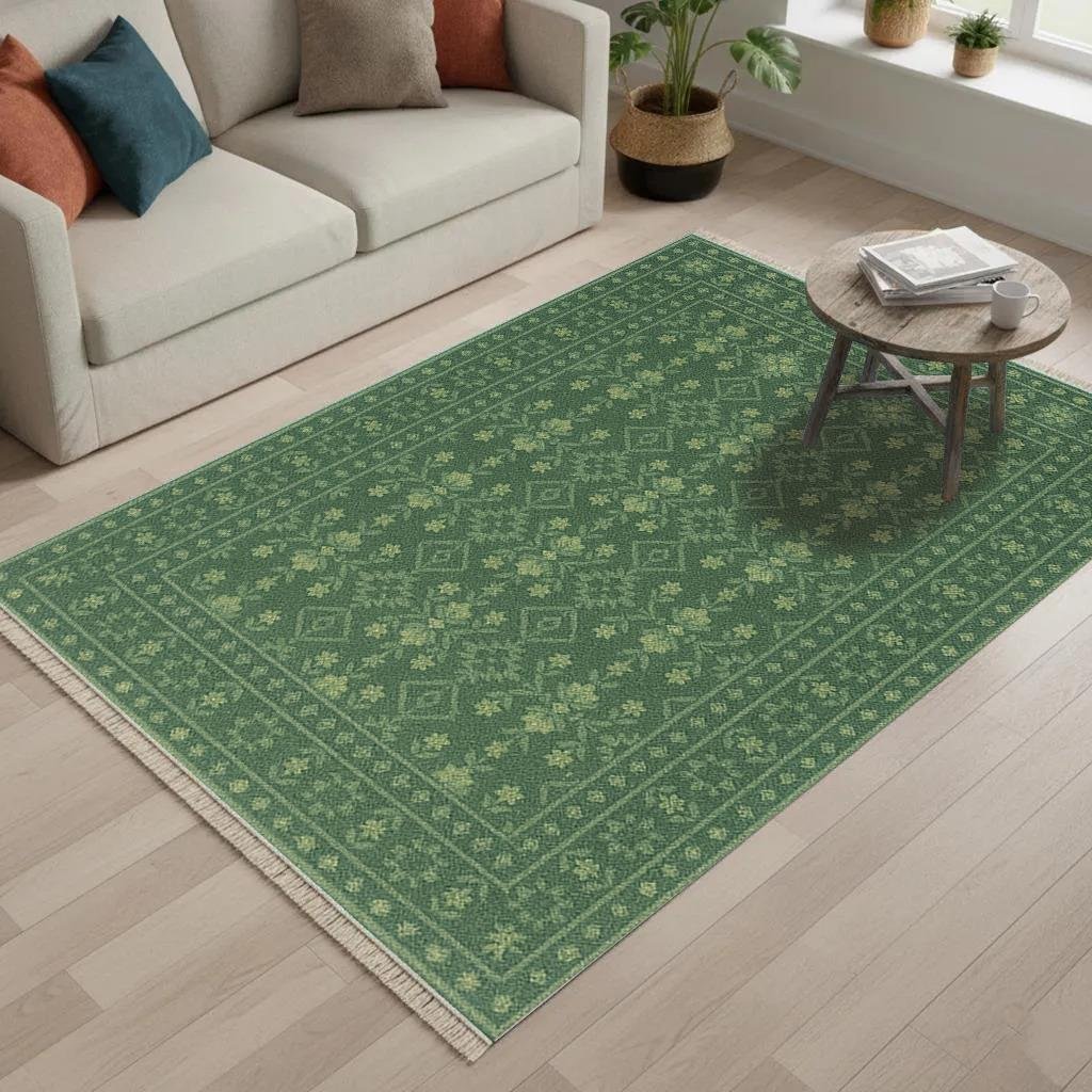 Heritage Pattern Rug – Cappadocia Green Collection | 120x180 cm