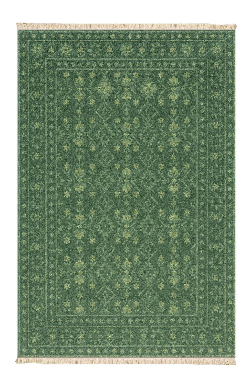 Heritage Pattern Rug – Cappadocia Green Collection | 80x150 cm